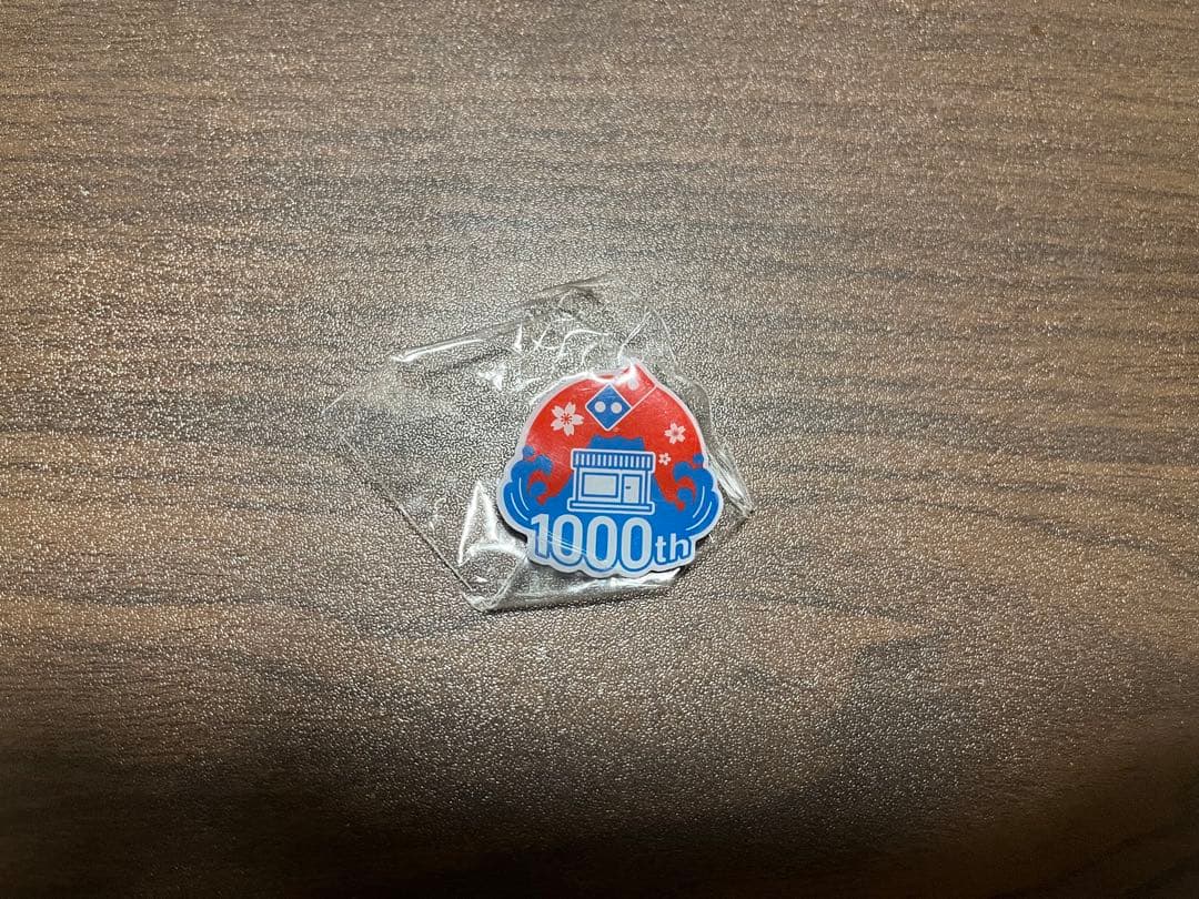 ドミノピザ dominospizza rarry 1000店舗記念 ピンバッジ ドミノ・ピザ