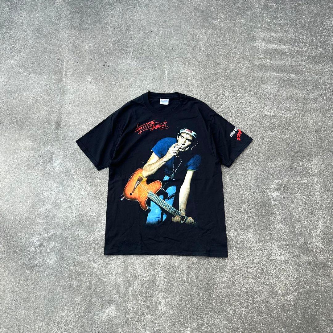 超希少 キースリチャーズ vintage tシャツ usa古着 チャリティー 黒