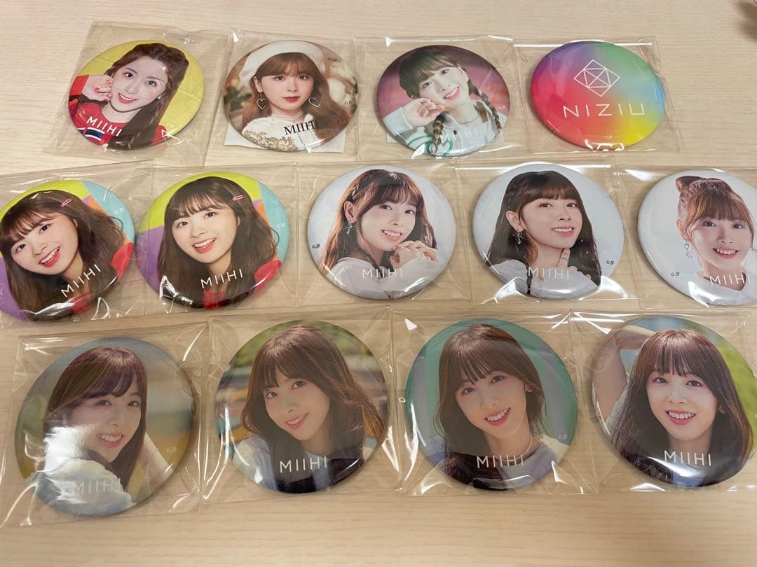 NiziU ミイヒ 缶バッチセット13個
