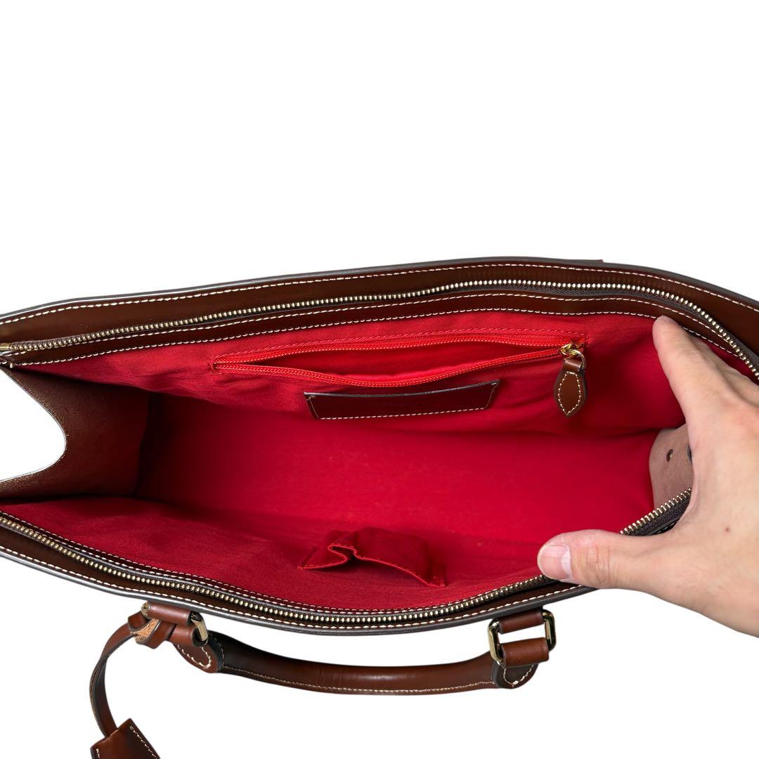 【極美品】ボルドリーニセレリア ビジネスバッグ レザー ブリーフケース　A4収納