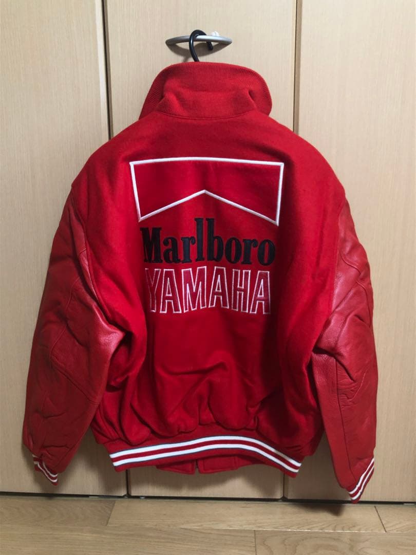 Marlboro YAMAHAレーシングブルゾン ヤマハ ジャケット/アウター