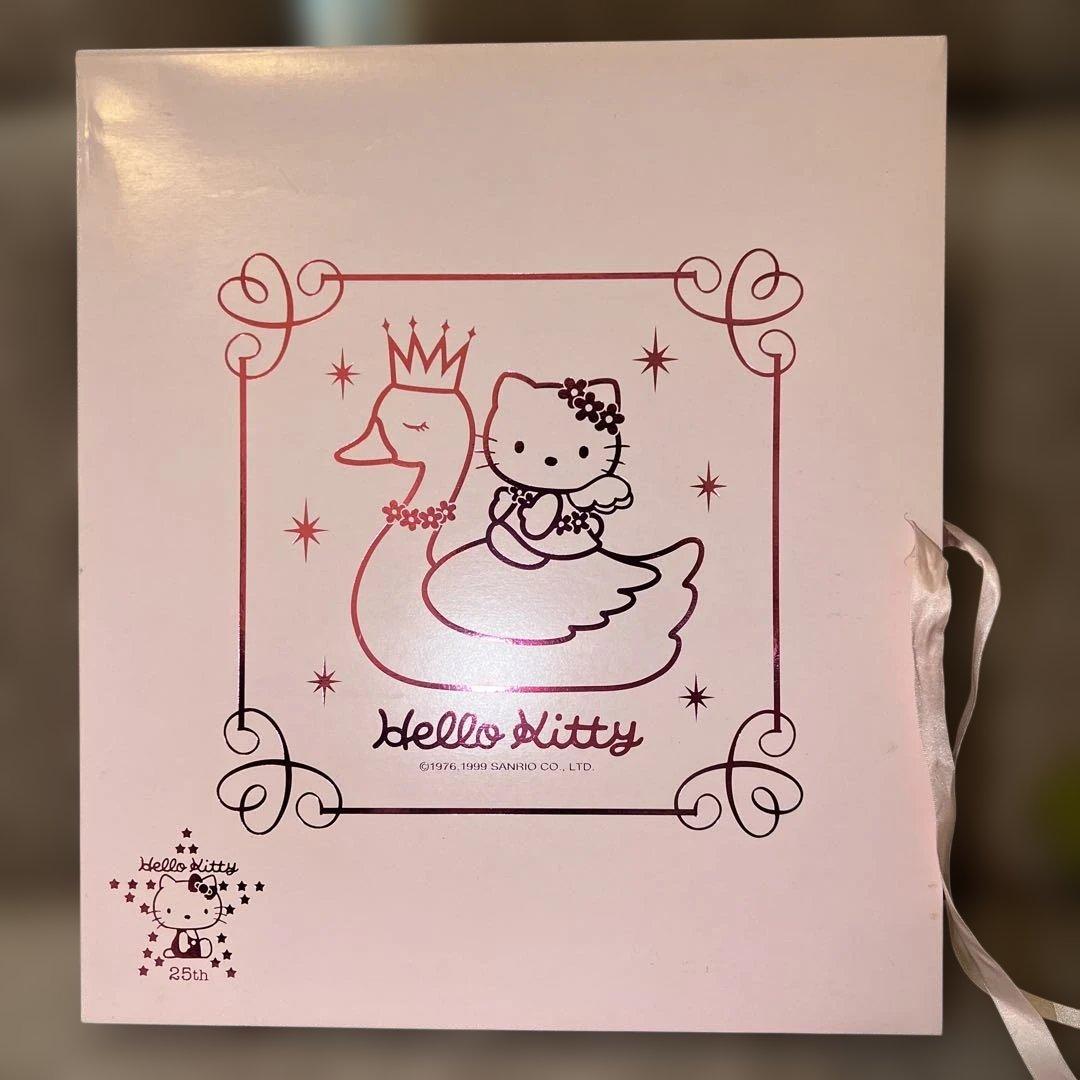 タグ付き ハローキティ スワン25周年 ぬいぐるみ