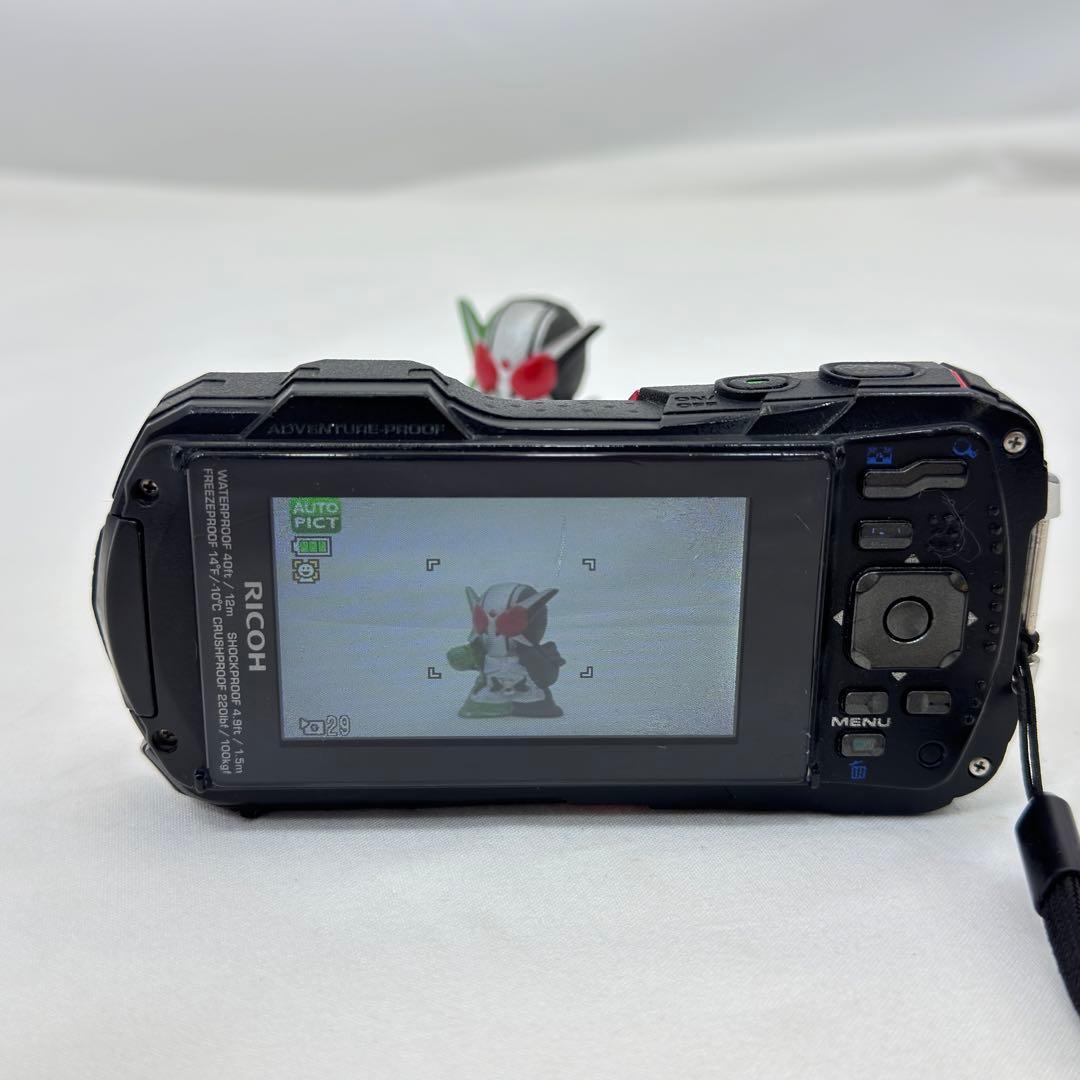 RICOH 防水デジタルカメラ RICOH WG-30 バーミリオンレッド現状品