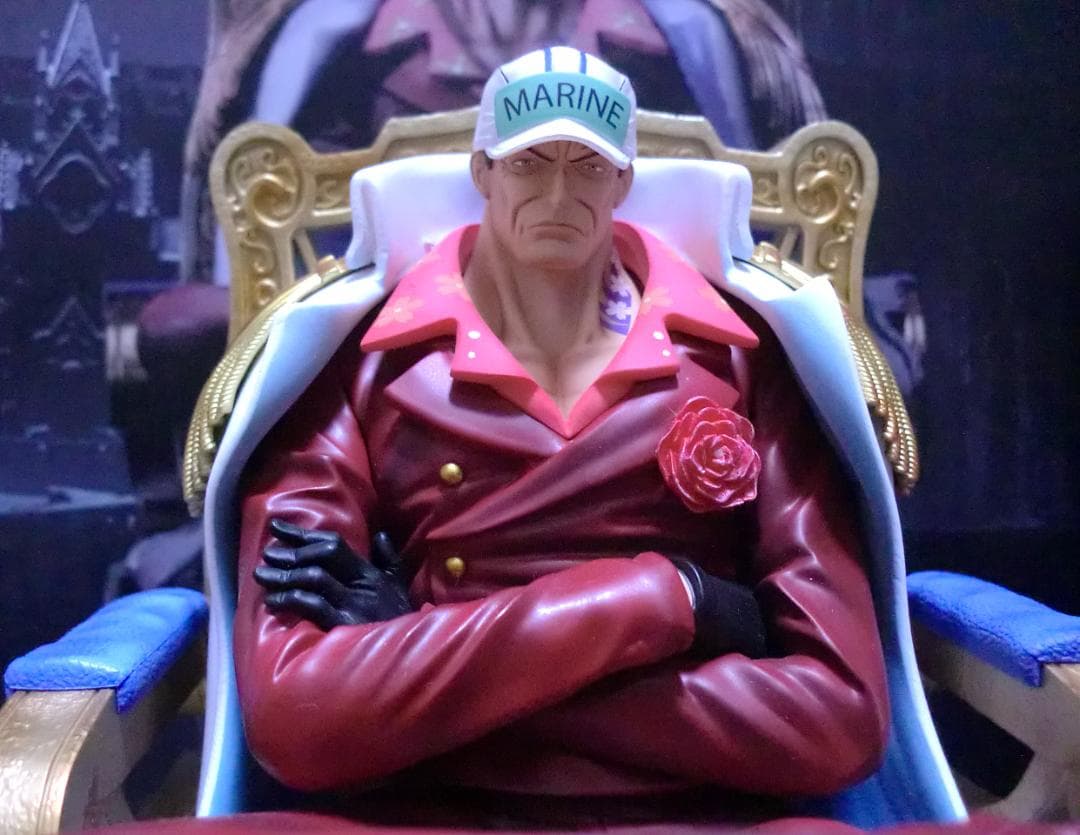 海軍 三大将 海外限定 ガレージキット フィギュア 赤犬 黄猿 クザン 専用台座