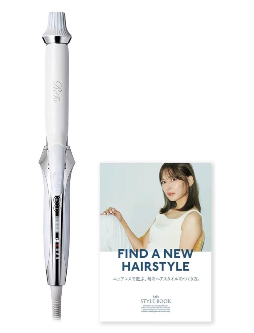 ReFa CURL IRON PRO 26mm ホワイト ReFa Curl Iron Pro 26mm White – Omakase Tokyo