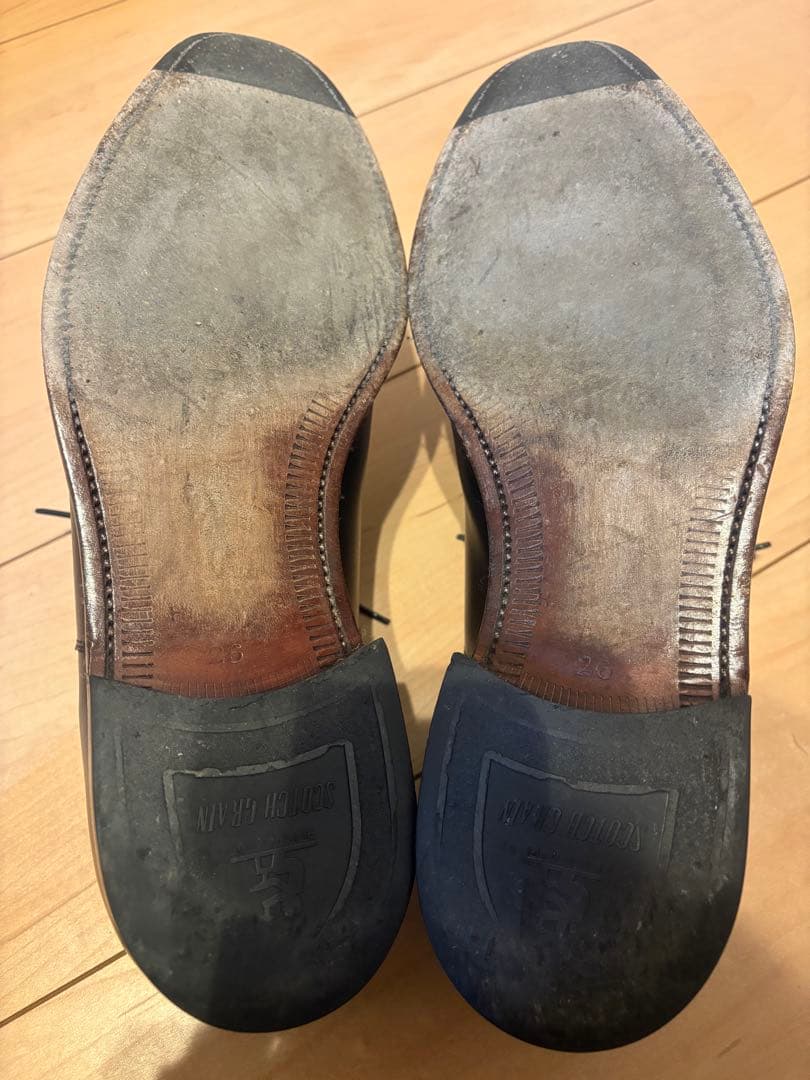 SCOTCH GRAIN ストレートチップ 内羽根26