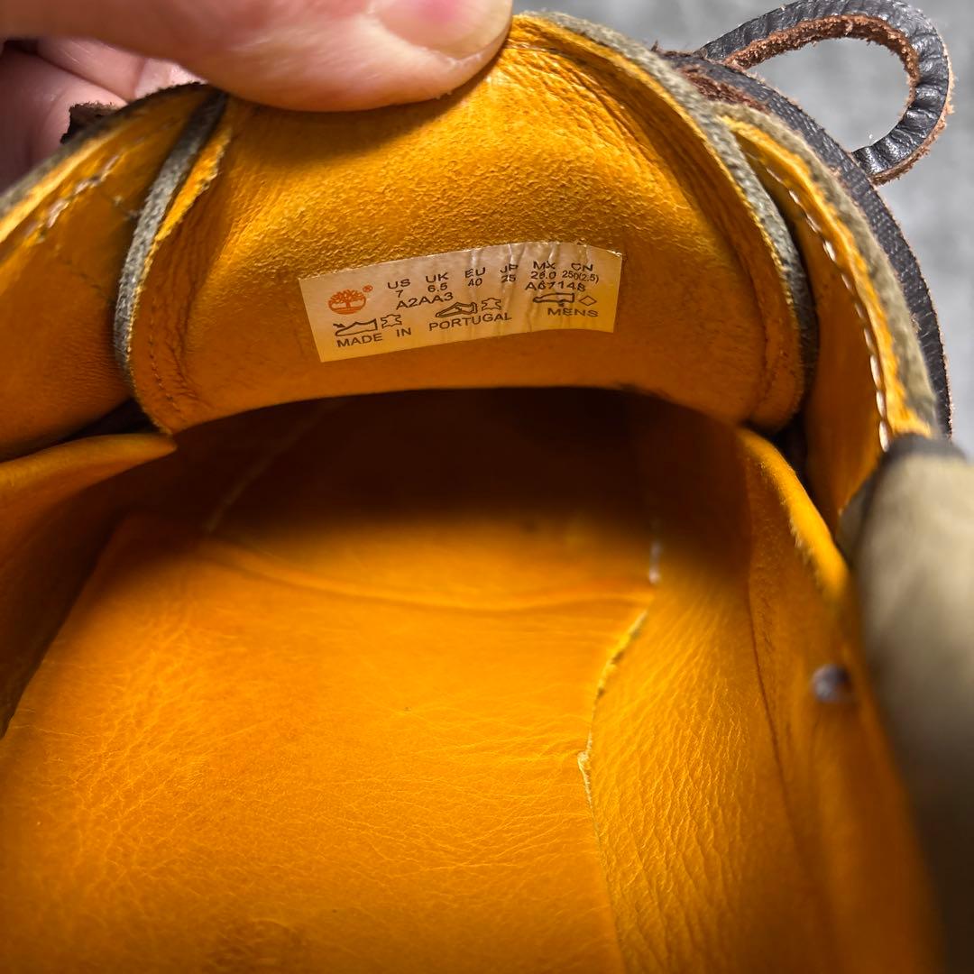 Timberland オリーブグリーン デッキシューズ