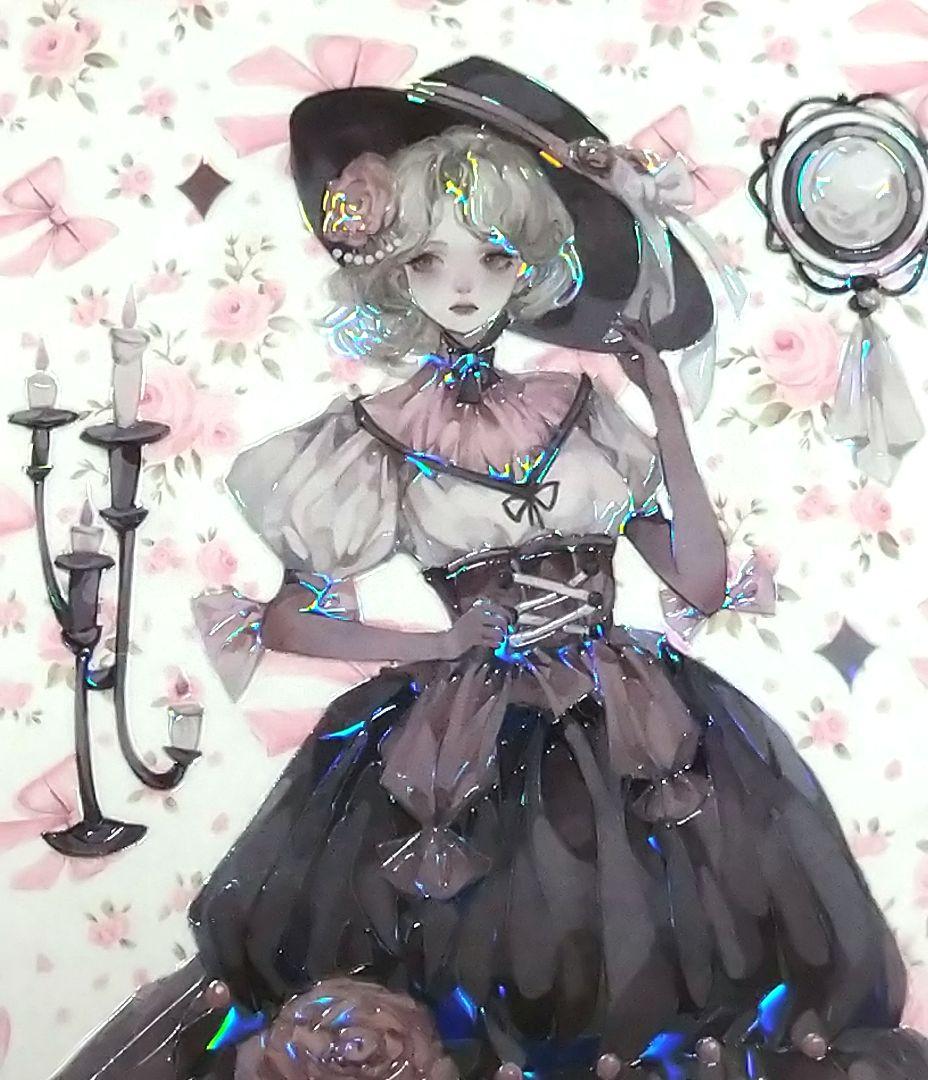 J68＃凋零誕生(PET) 当季限定切り売り海外人物マステ女の子