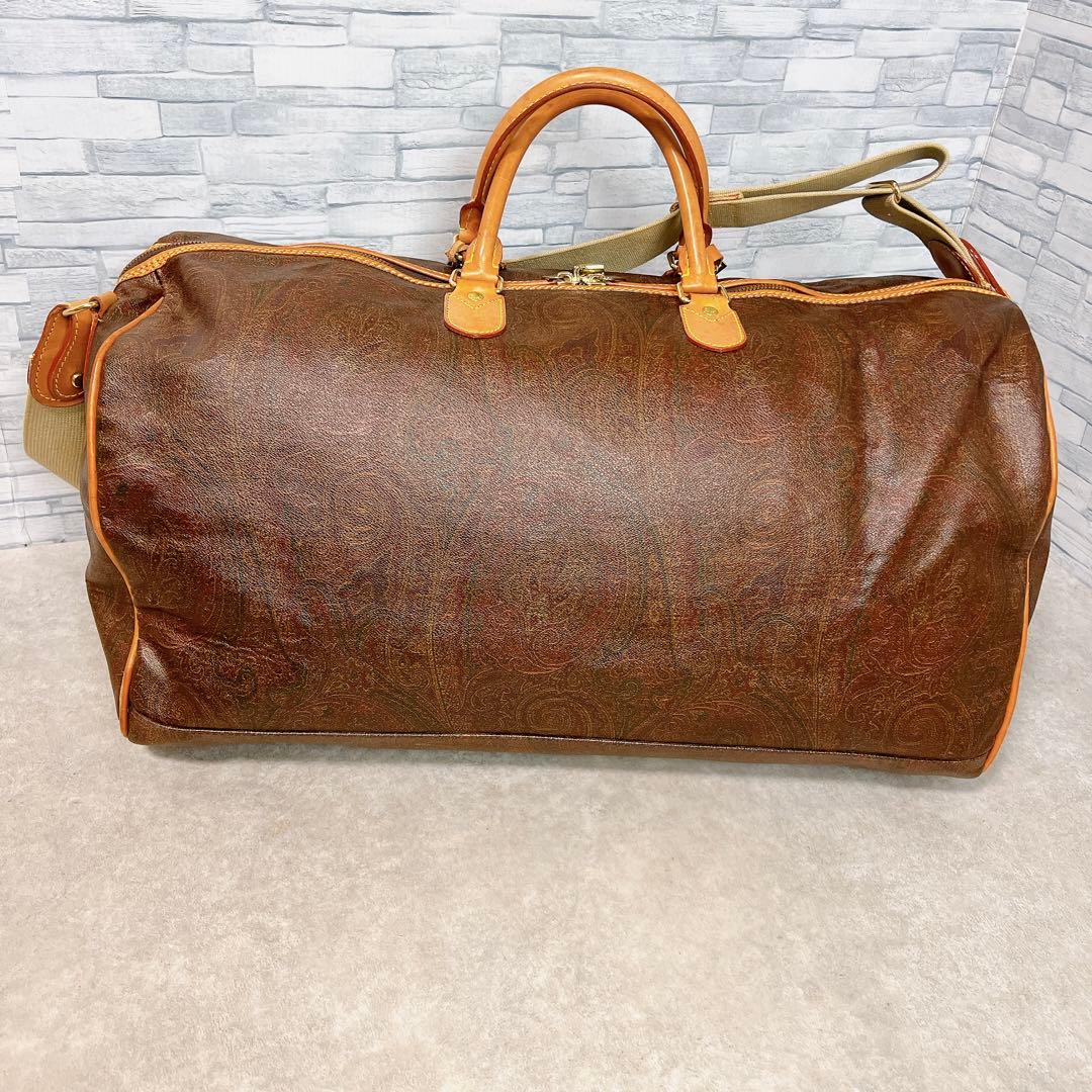 ETRO ペイズリー柄 2WAY ボストンバッグ 希少デザイン イタリア製