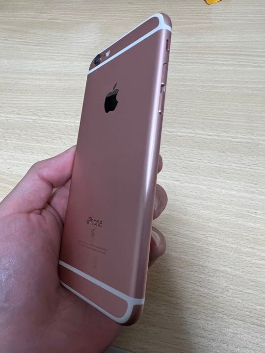 新品同様】iPhone 6s Rose Gold バッテリー100% iPhone7 ゴールド