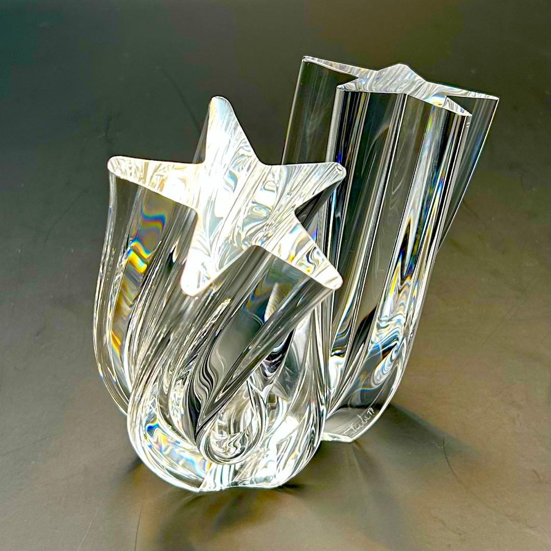 希少【極上美品】スチューベン芸術品 クリスタル スターストゥリーム