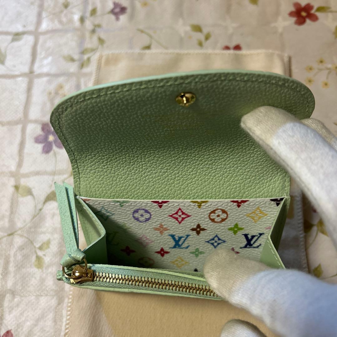 お値下げ中　新品　ルイヴィトン　村上隆　ポルトモネロザリ　入れカードケース