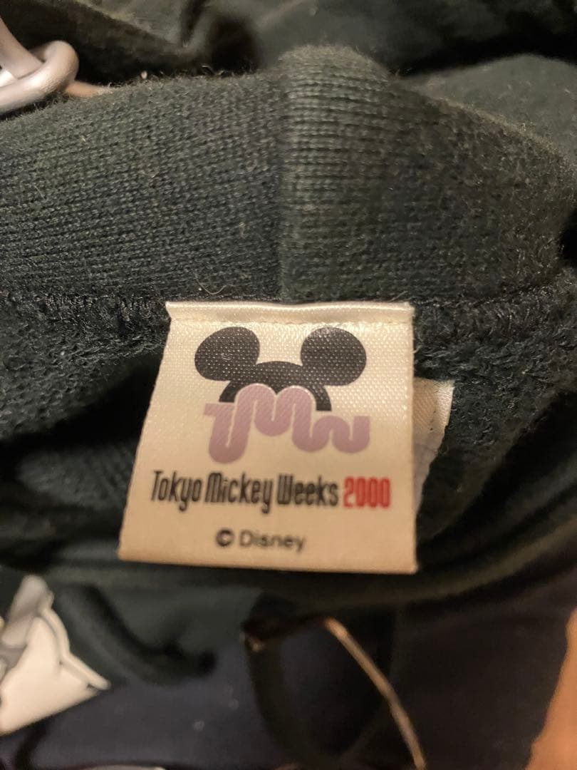 ナンバーナイン　ミッキーパーカースウェットオリジナル初期ブラック黒サイズ2正規品