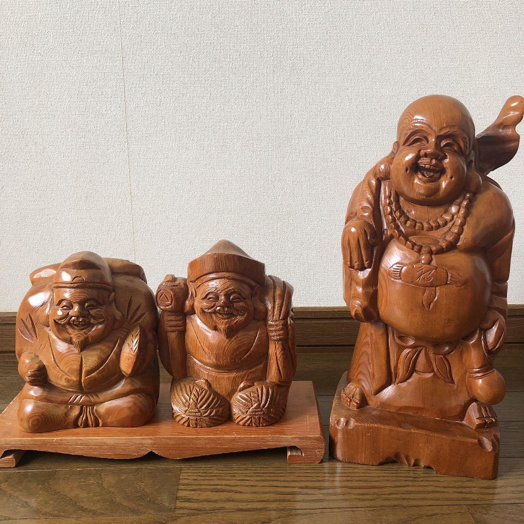 布袋さんと恵比寿さんの置物