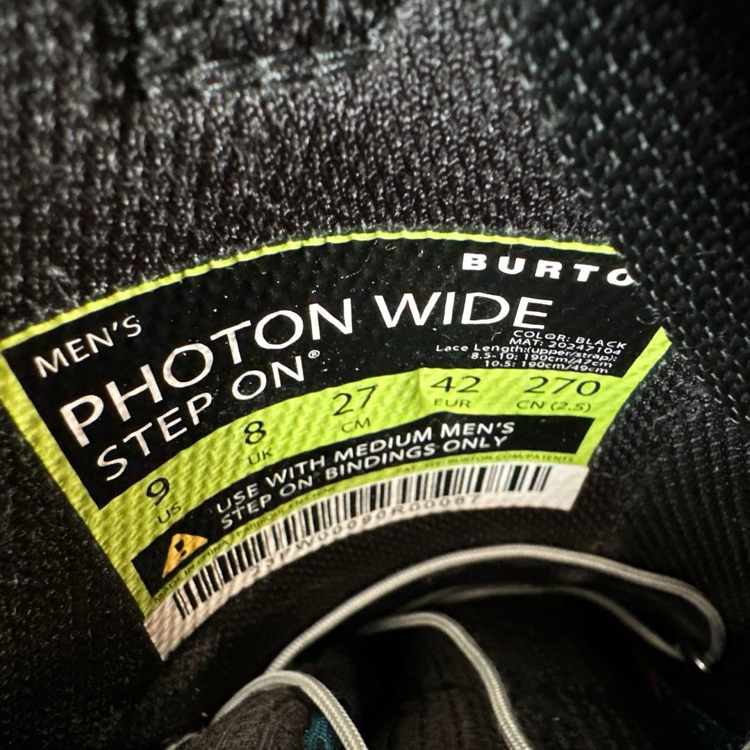 BURTON PHOTON SO ブラック スノーボードブーツ 27.cm