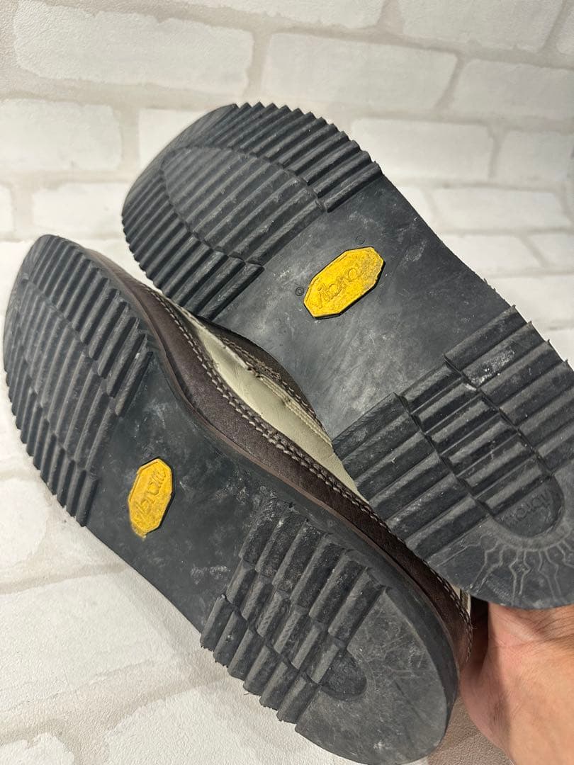 ラッセルモカシン　モカシンブーツ　珍しいリアルツリー生地とのコンビ