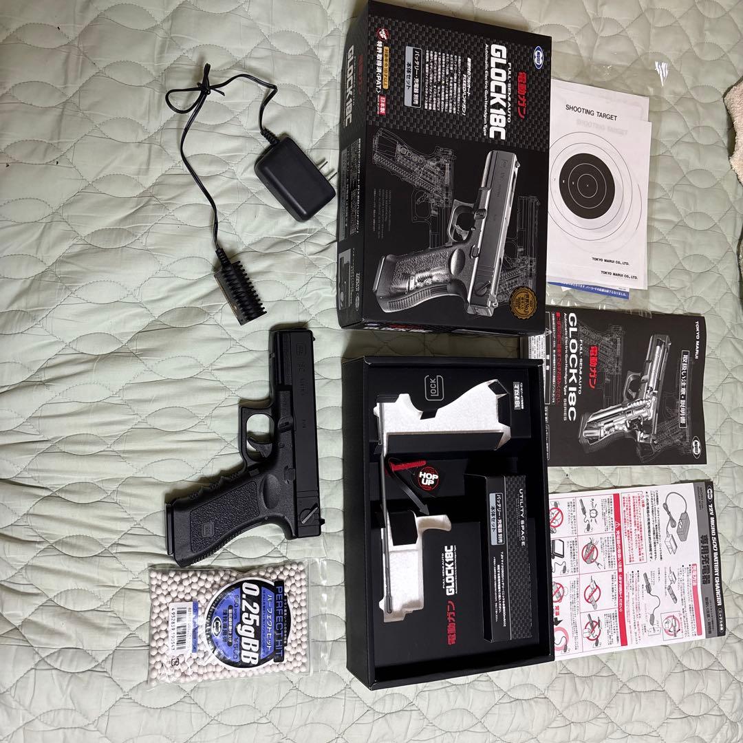 東京マルイNo.11 グロック18C 電動ハンドガン＋バッテリー＋充電器セット