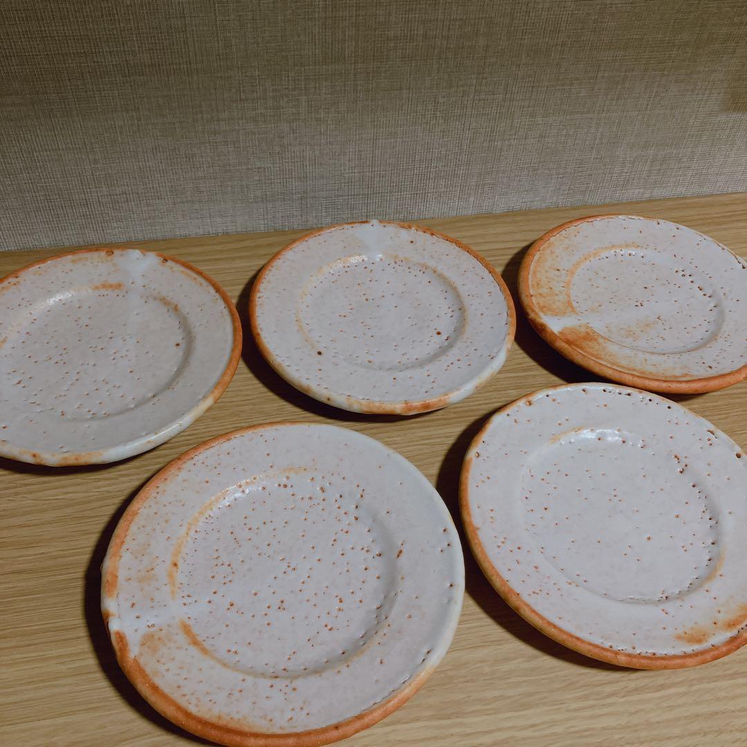 志野焼 銘々皿 加藤豊久 土代久 真作 美濃