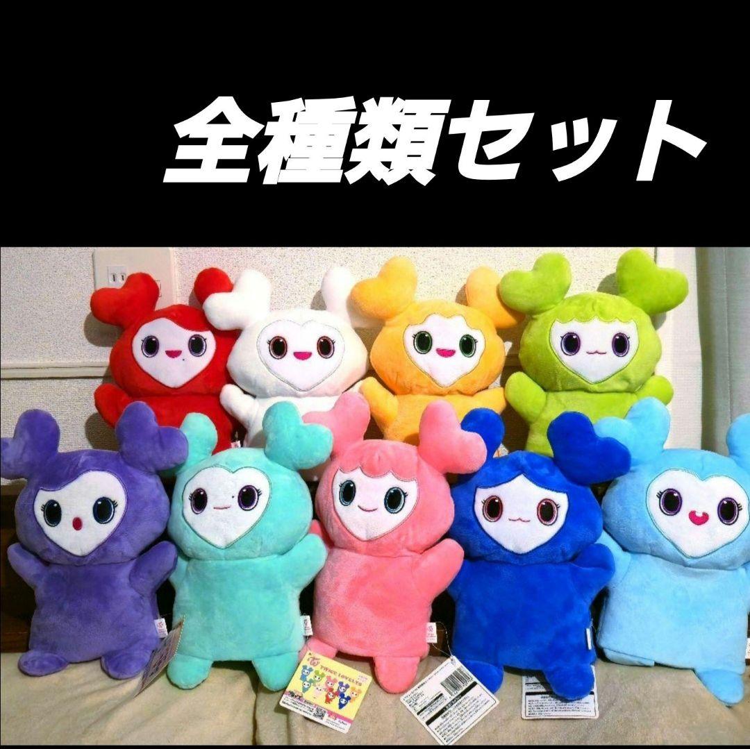 GIGO限定 TWICE LOVELYS ぬいぐるみパペット 全種類セット｜gigo限定