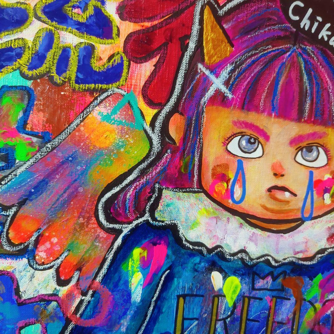 【1点物イラストアートSALE】アートって何？【F10号】