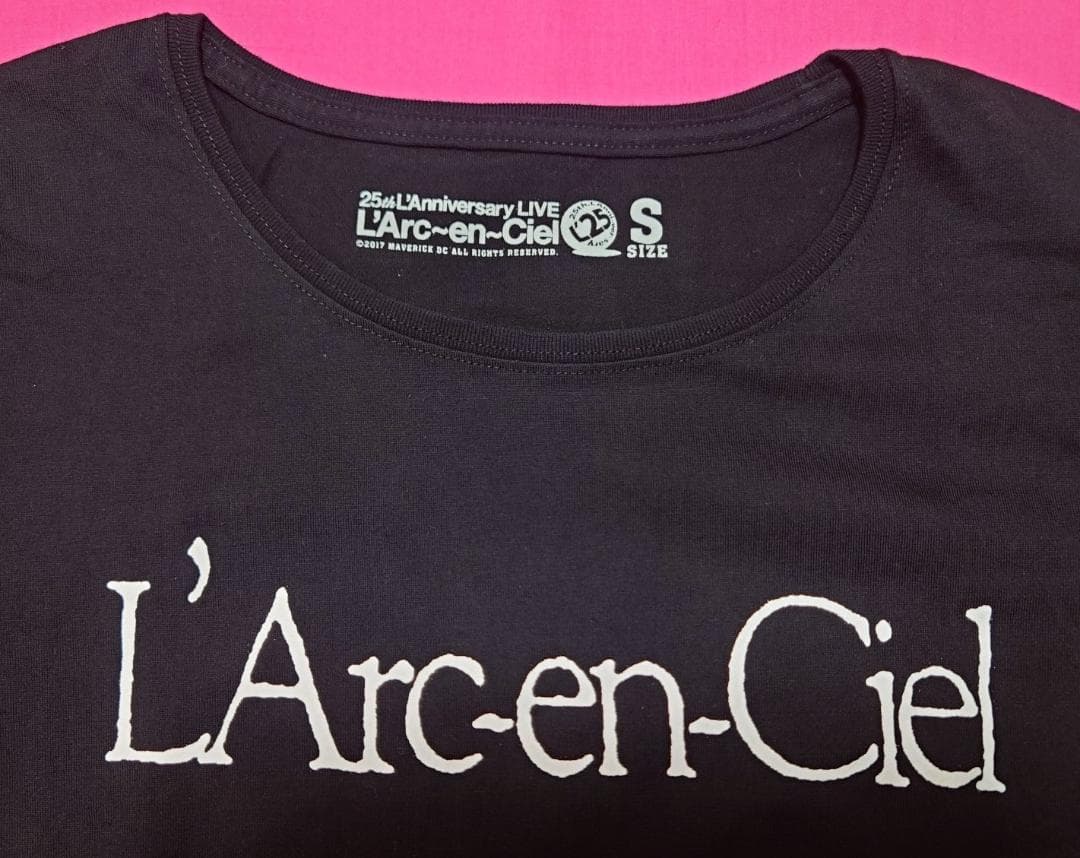 L'Arc～en～Ciel黒旧ロゴTシャツSサイズ25周年ラニバLIVEラルク - メルカリ