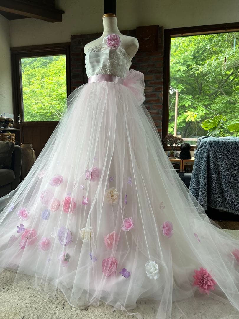 ぺ*こ様 ウエディングドレス用オーバードレス