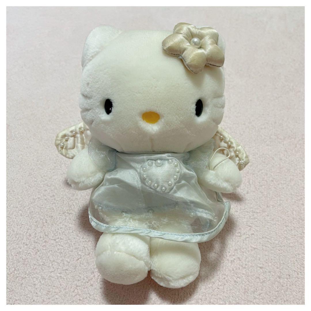 レトロ 当時物 ハローキティ 天使 エンジェル NTT ぬいぐるみ - メルカリ
