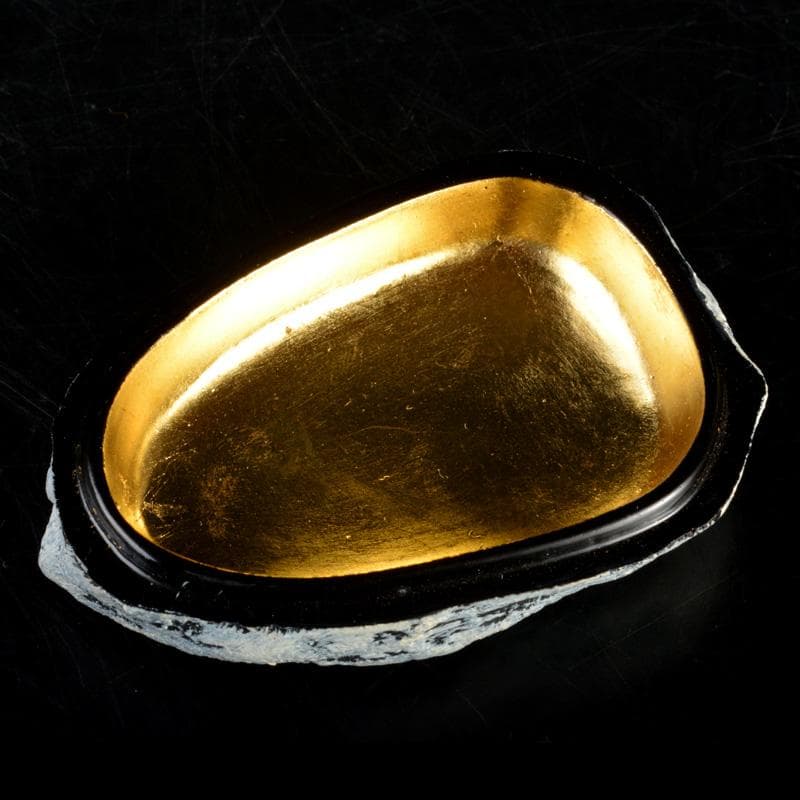 茶道具　乾漆　干柿　香合　時代箱　V　6223