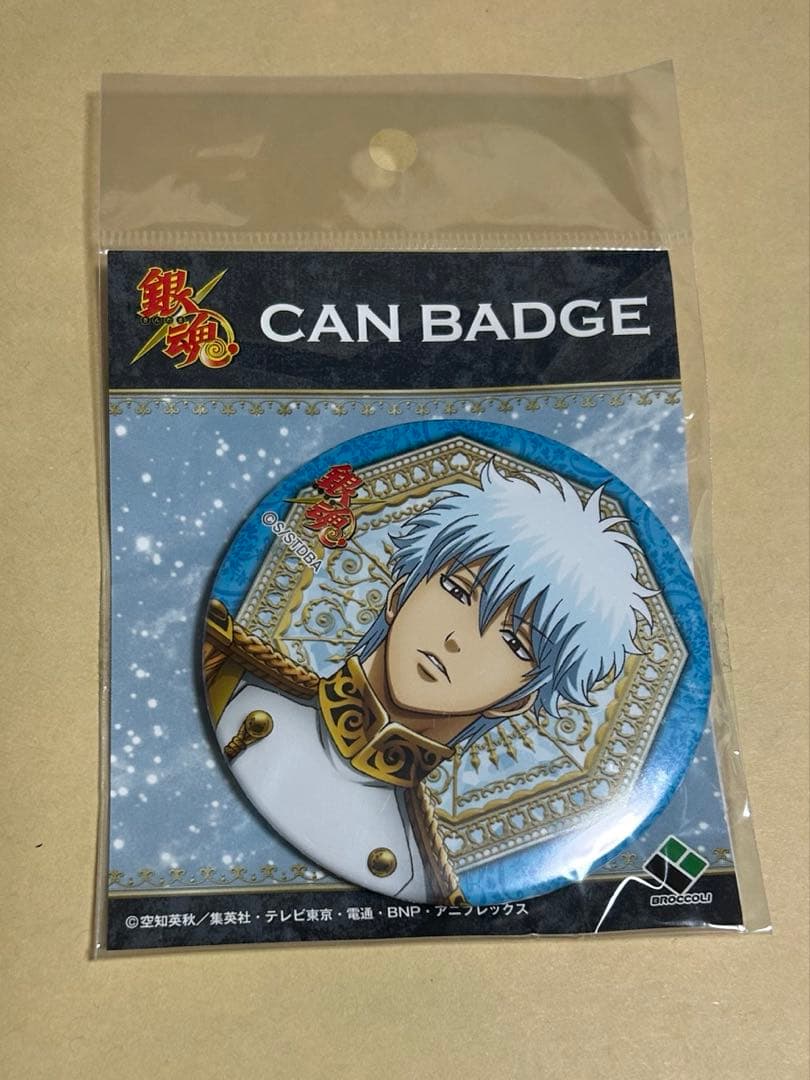 銀魂 銀河侍伝説 缶バッジ 坂田銀時