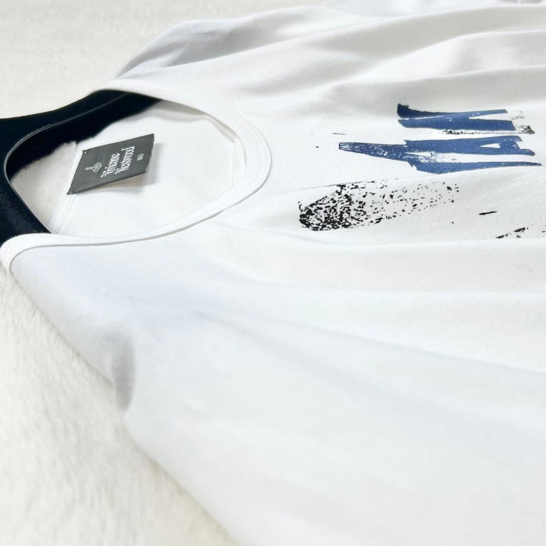 ヴィヴィアンウエストウッドマン】コットンワイドクルーネックTシャツ