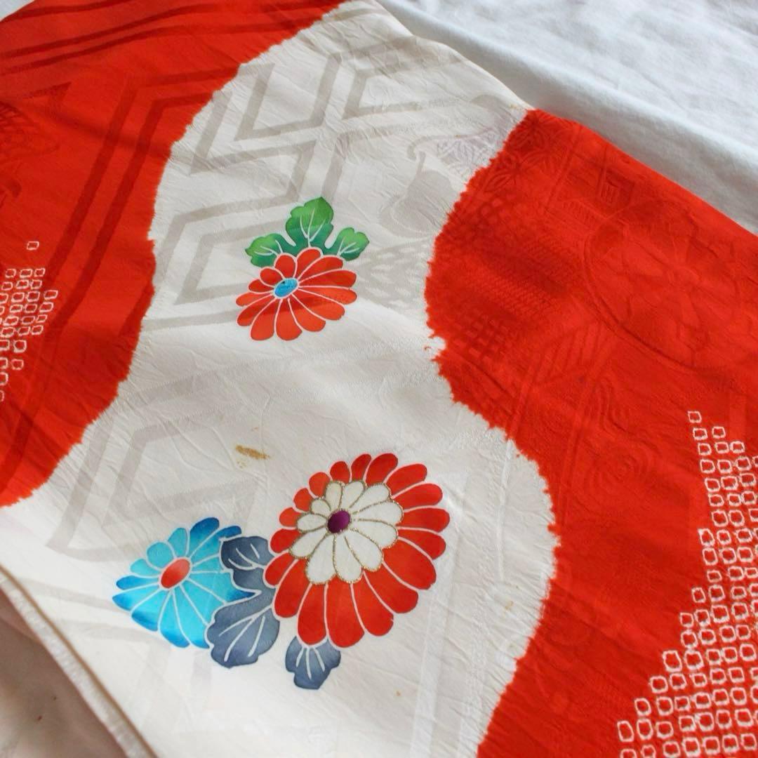 七五三 3歳 女の子 子供 正絹 着物 被布 セット