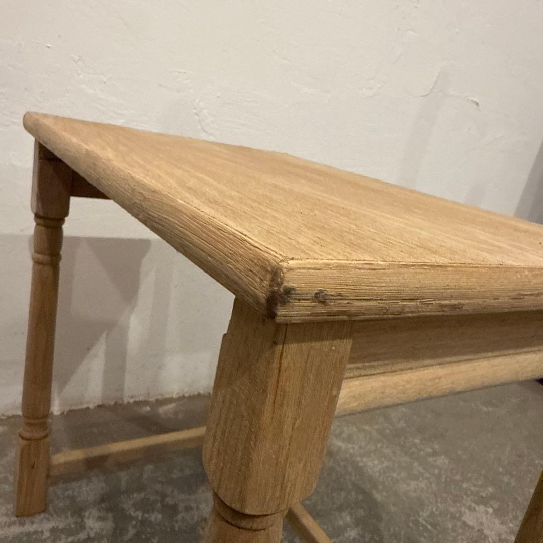 ビンテージ 木製サイドテーブル 剥離