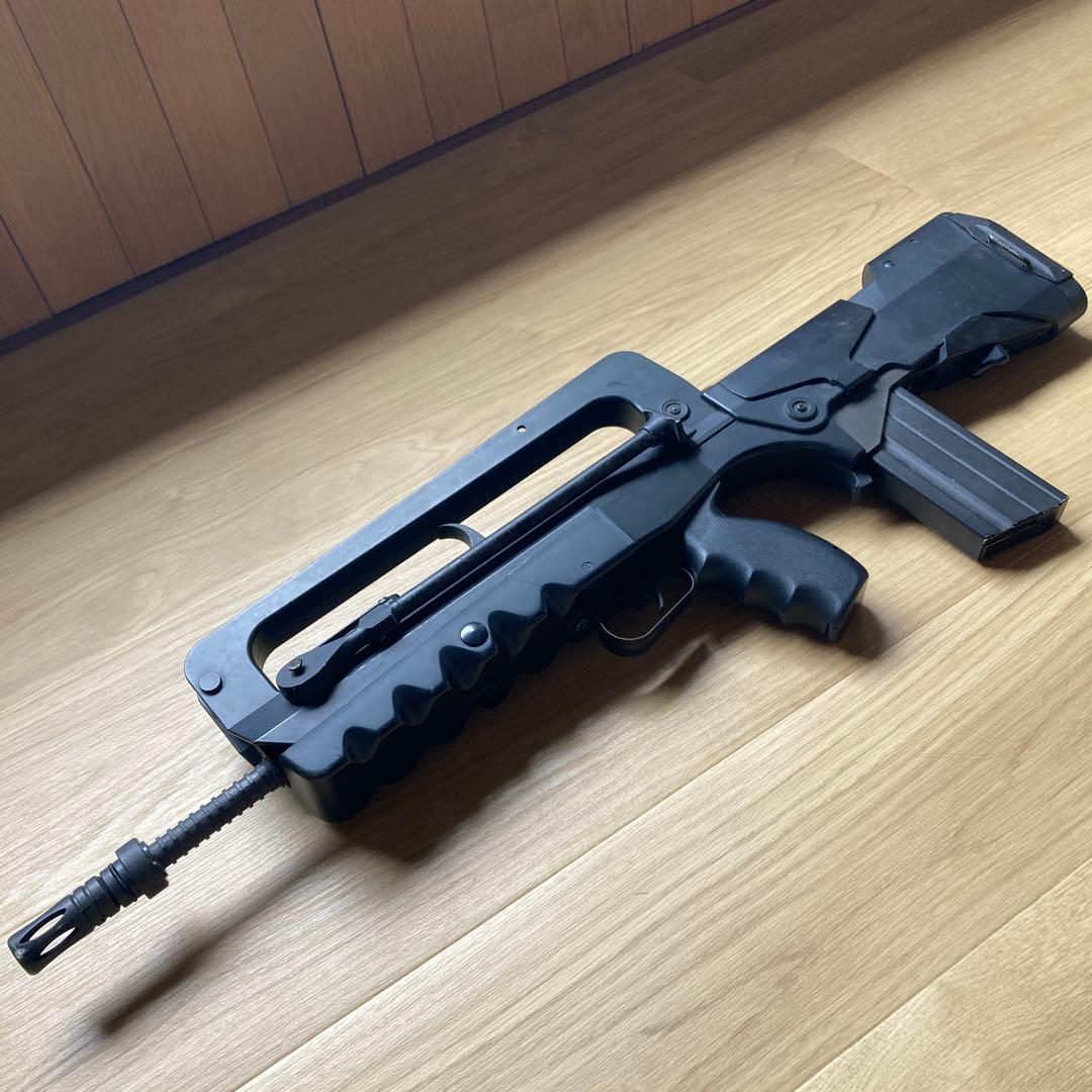 スタンド付き ブラック トイガン 電動 約80cm BB弾おまけ付き