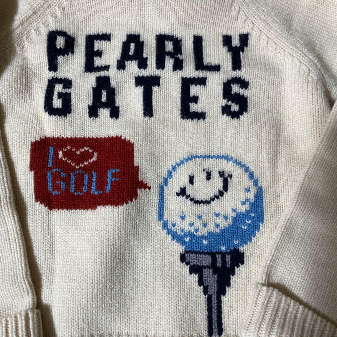 パーリーゲイツ　ジップアップセーター