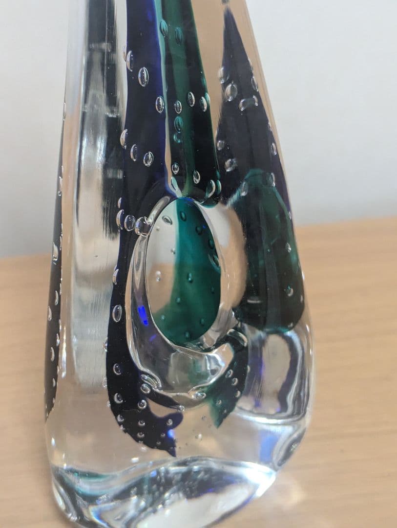 横濱硝子 海の華M オブジェ フラワーベース 一輪挿しの通販はau PAY