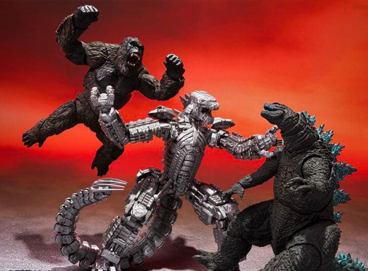 SHモンスターアーツ ゴジラ コング メカゴジラ(2021)3体セット