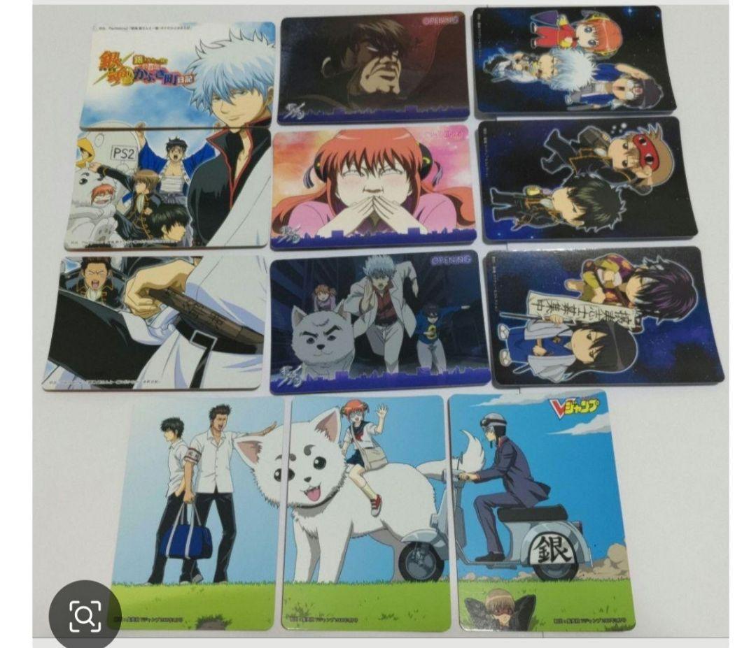 銀魂 カード まとめ売り 箔押し クリアカード カードガム