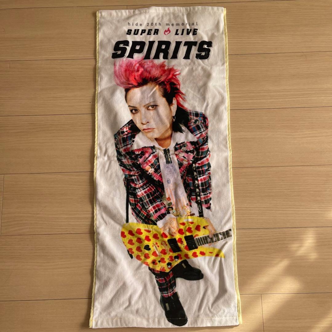 新品☆完売品レア◇hide◇両面プリントタオル◇XJAPAN○ヒデ - メルカリ
