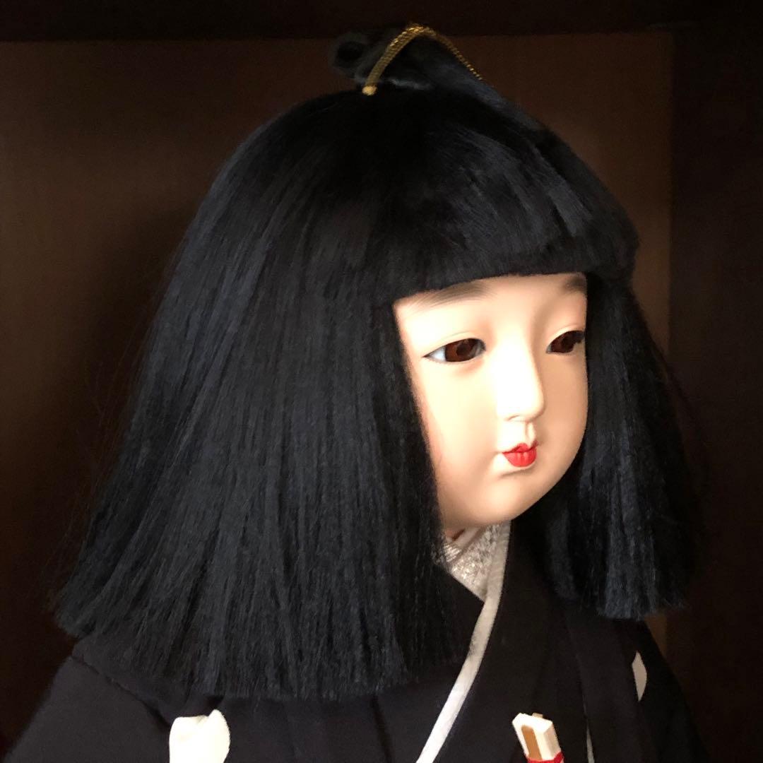 中古品】年内セール ペア市松人形 東京久月 正絹衣装 ドール - メルカリ