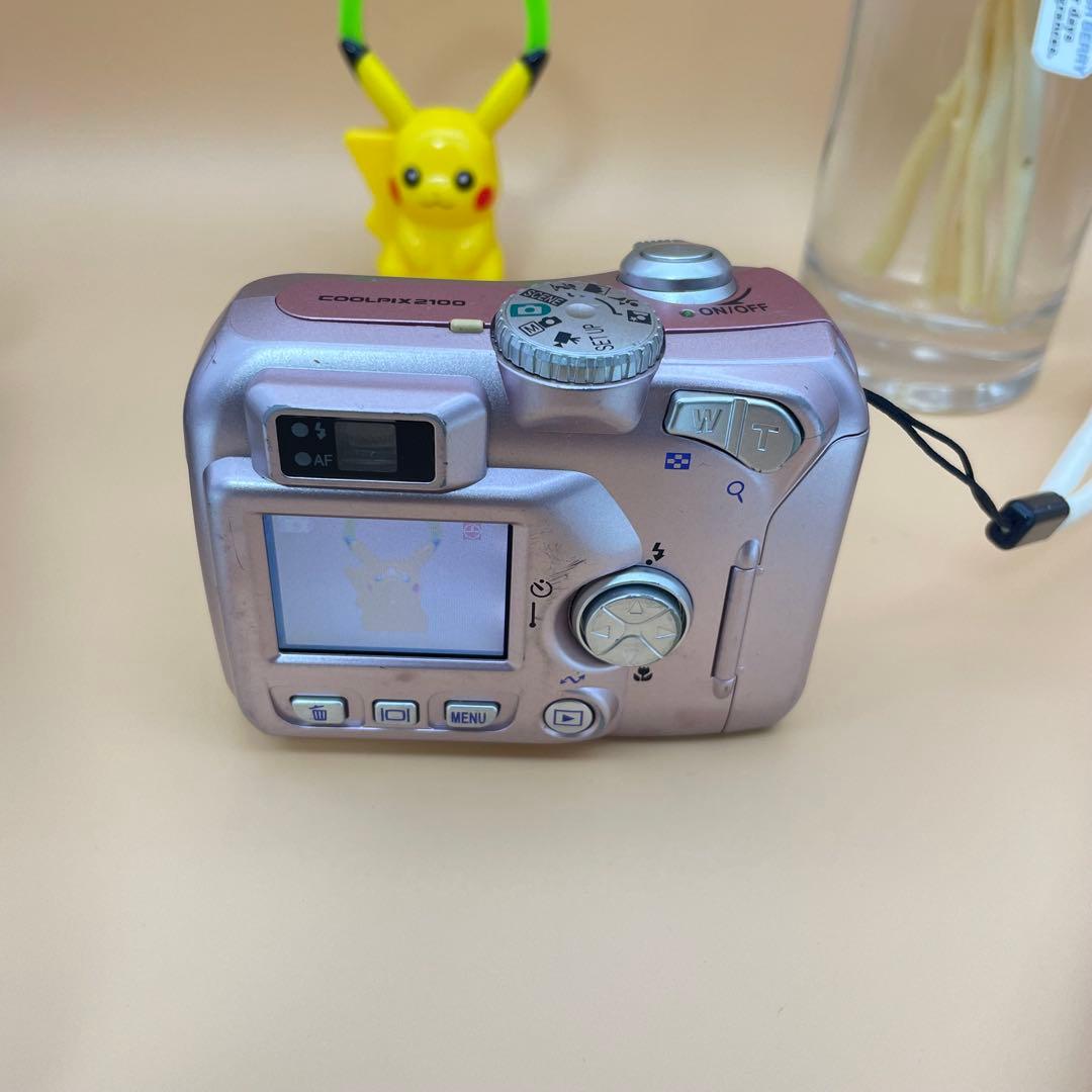 スマホ転送OK✨Nikon coolpix 2100✨動作確認済 可愛い ピンク スマホ