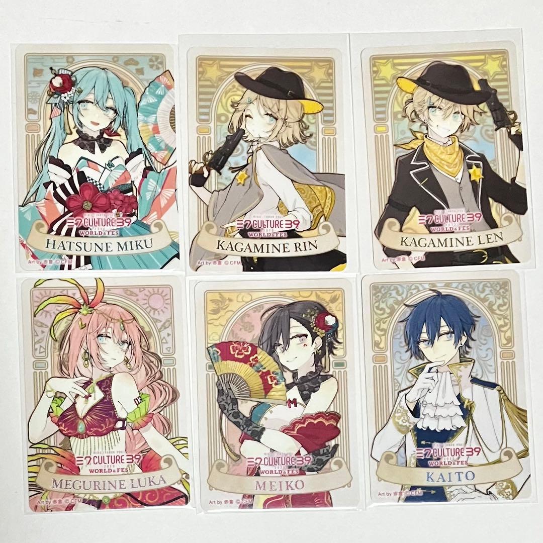 39culture 2020 MEIKO缶バッジ 特典ブロマイド カード/赤倉 39culture