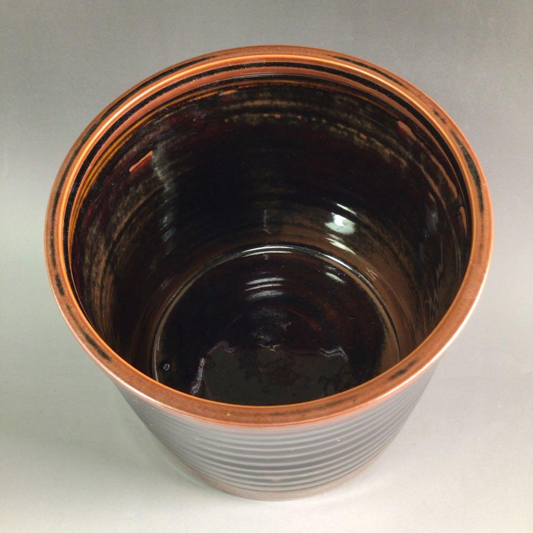 R414 水指 『加藤陶芳造』『大徳寺 松長剛山 箱書』『古瀬戸水指