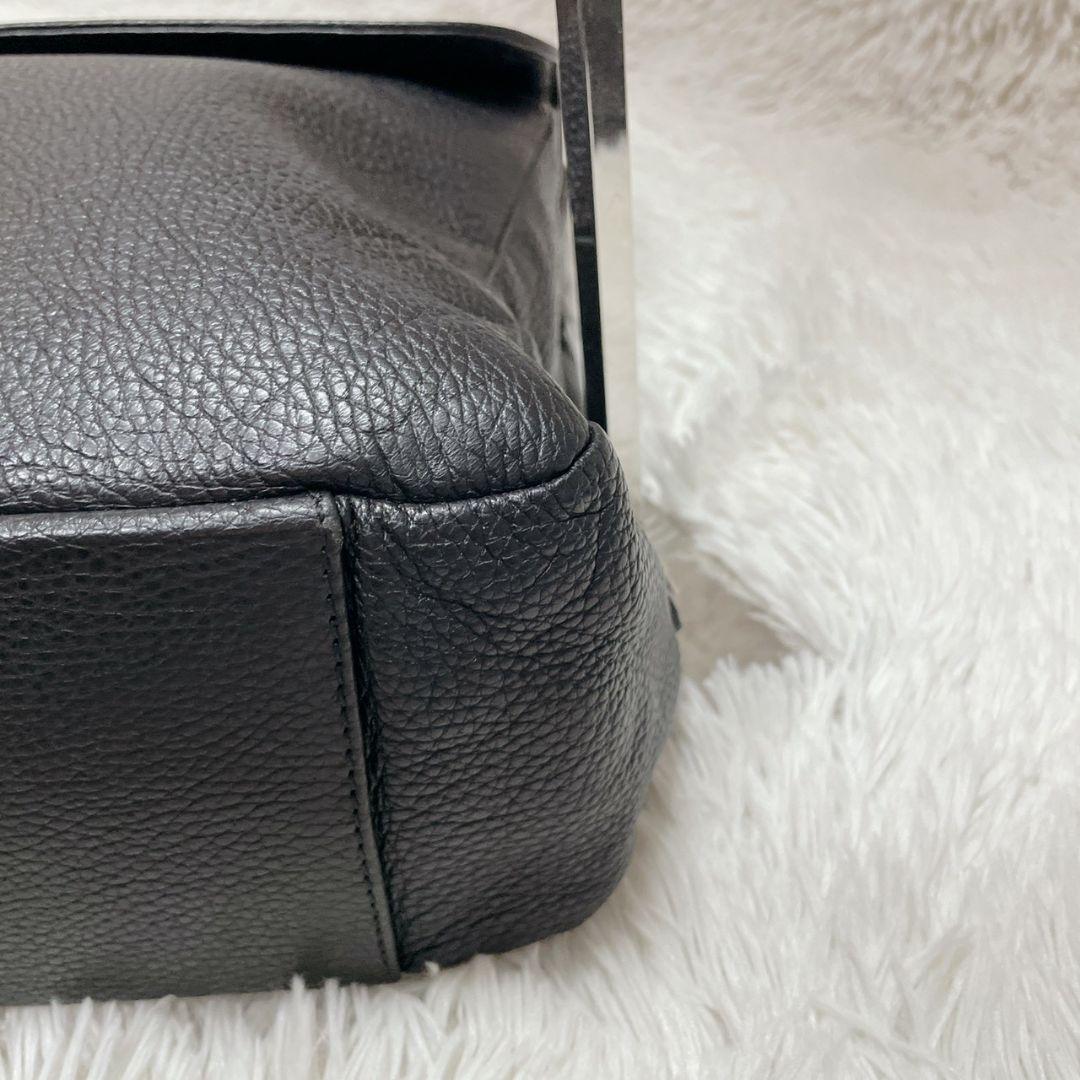 Zanellato ブラック ブリーフケース 金具 メンズ ワンハンドル