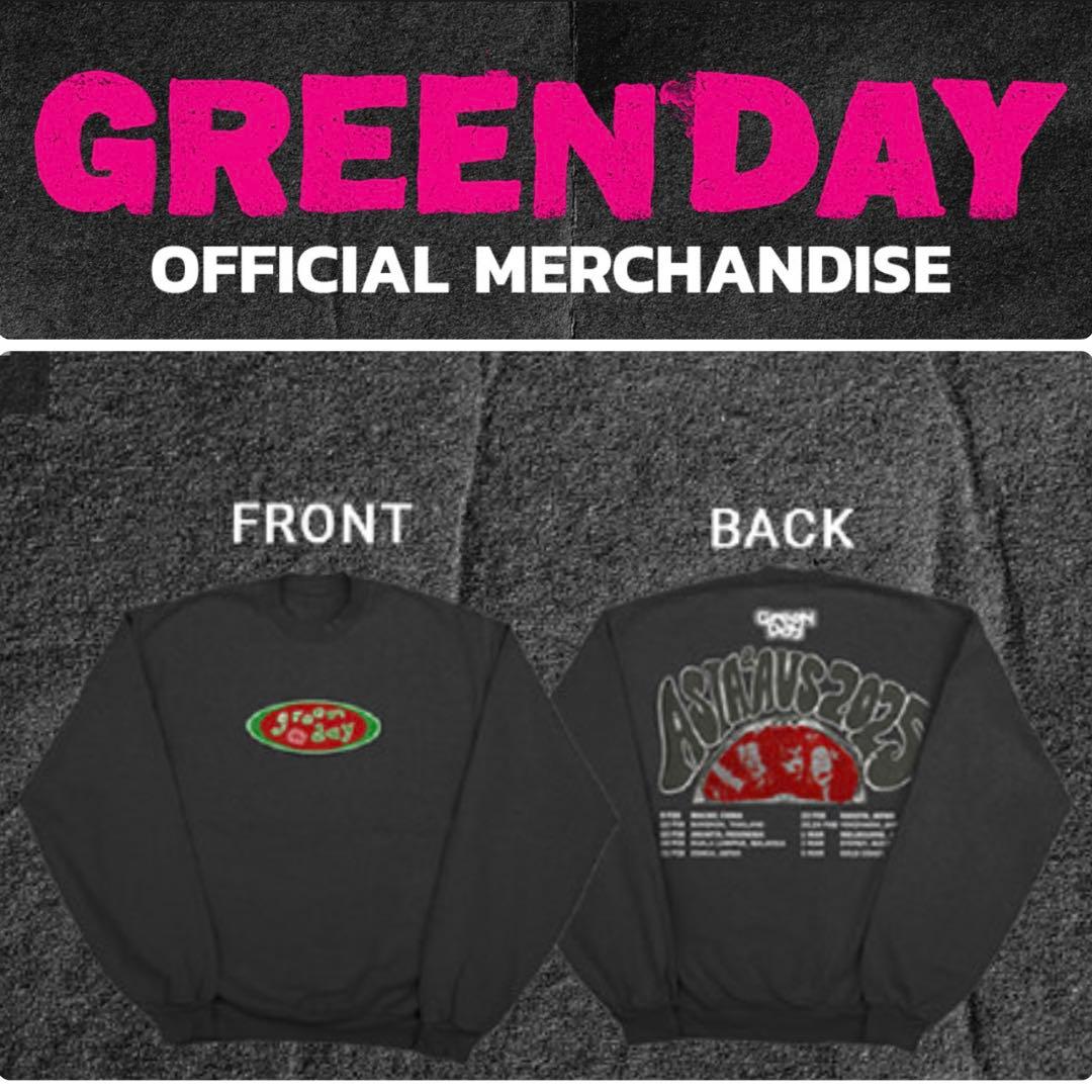 グリーンデイ JAPAN TOUR 2025 ツアー スウェット XXL