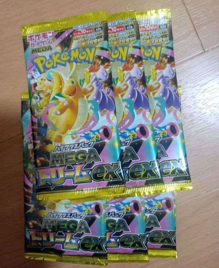 MEGAドリームex 未開封 未サーチ 6パック ポケモンカードゲーム ポケカ