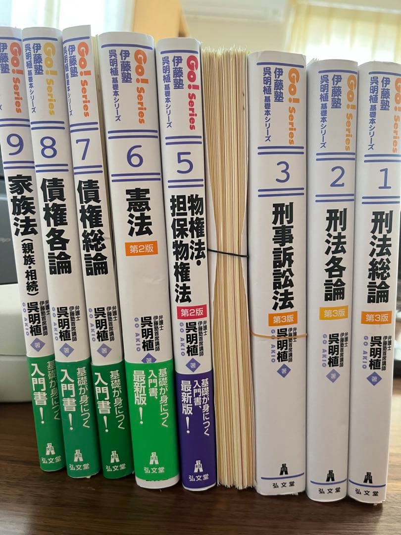 裁断済】伊藤塾 呉明植 基礎本シリーズ 9冊セット