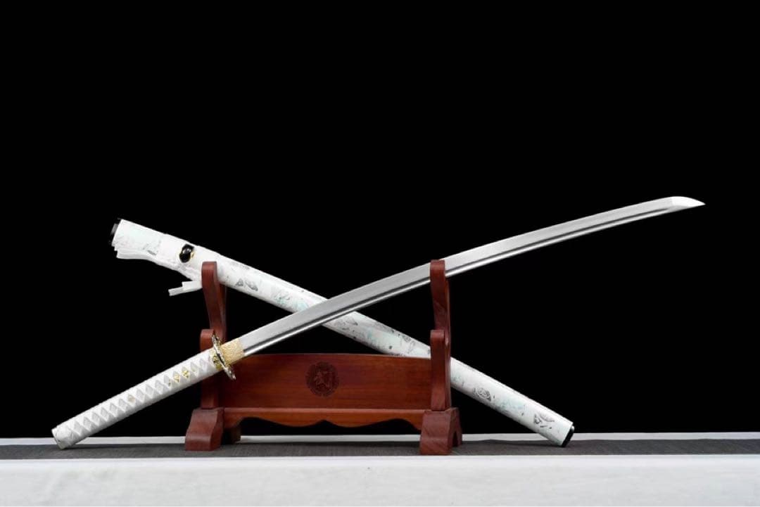 白綾 刀装具 日本刀 武具 鑑賞刀 居合刀 模造刀 舞踊刀