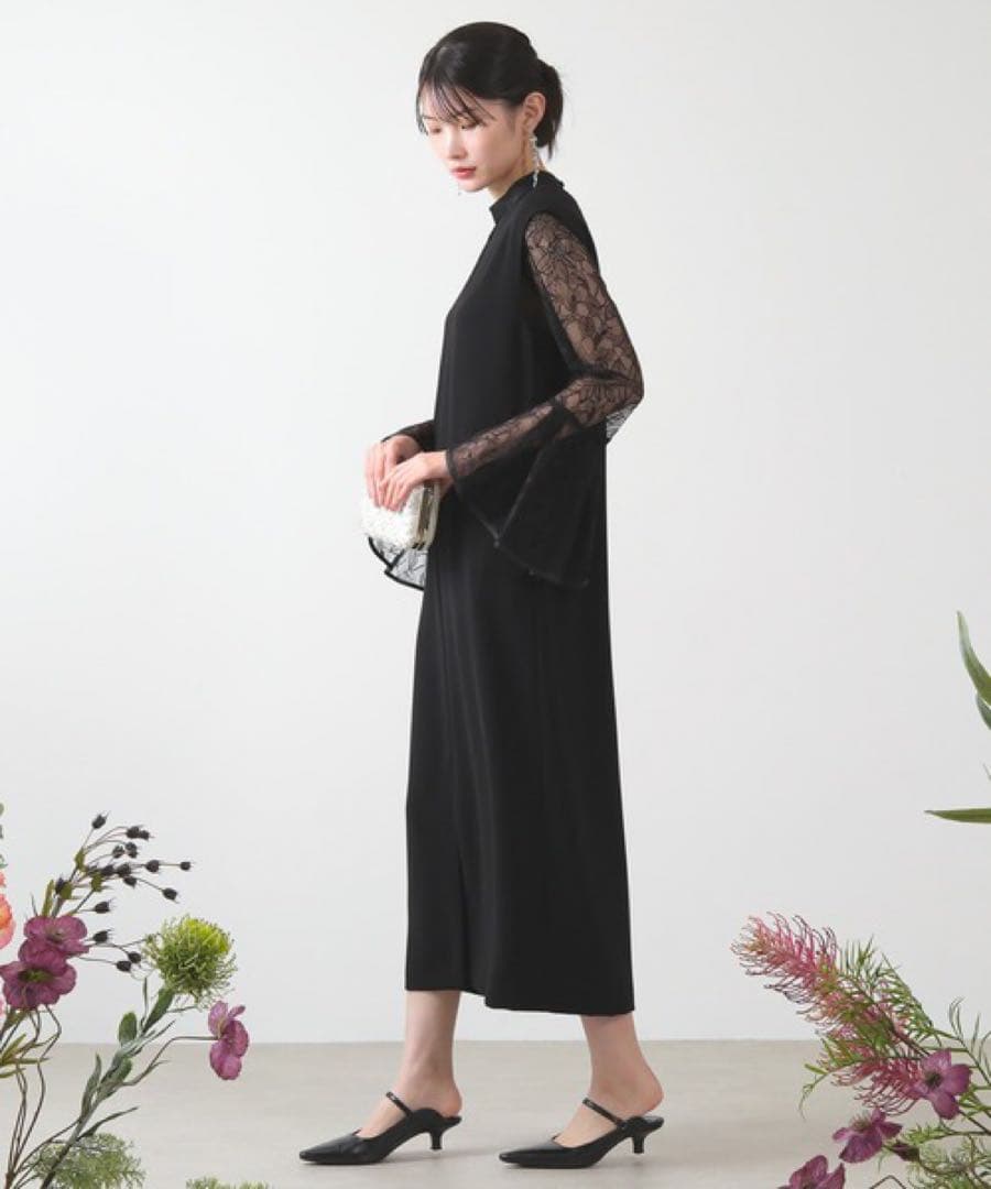 美品＊kana ベルスリーブ スリット 2way ワンピース - メルカリ