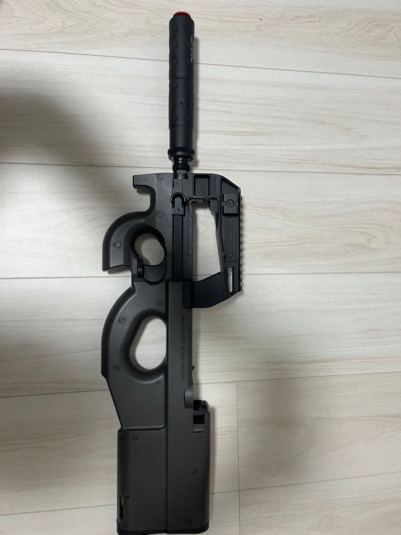 P-90 TR 電動ガン サイレンサー、ライフルスコープ付き