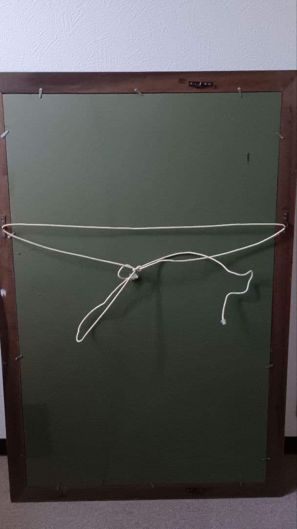 佐藤勝彦 富嶽【天地春 】墨彩画 印有 額サイズ約107x73cm 真作